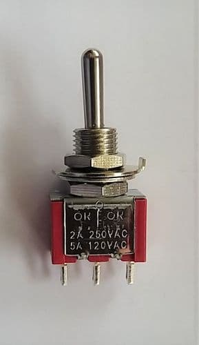 Single Pole Double Throw (SPDT) Switches On-Off-On