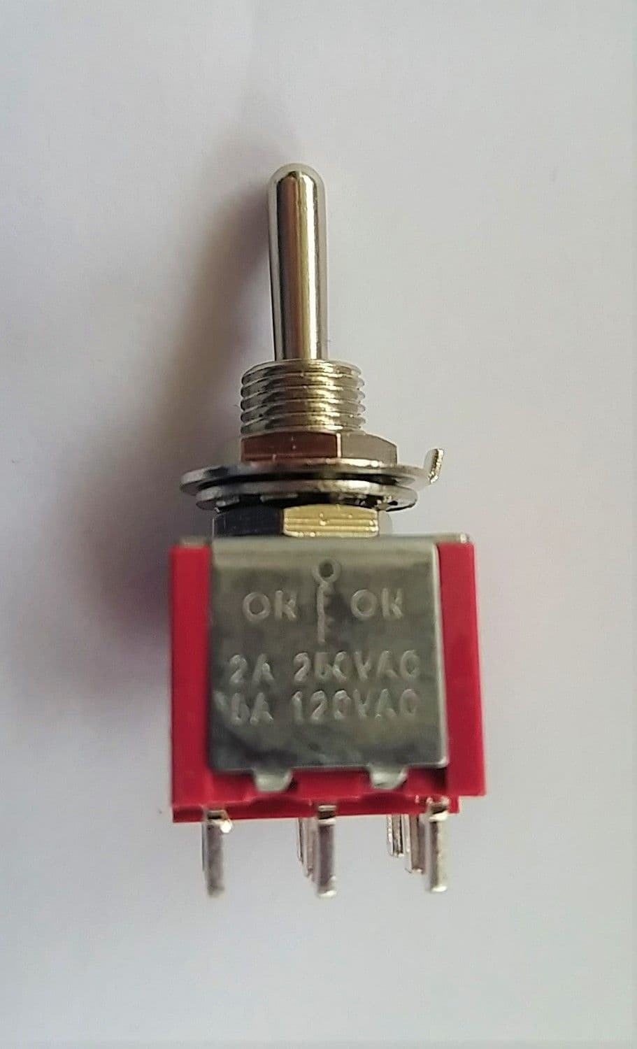 Three Pole Double Throw 3PDT Switches On-Off-On