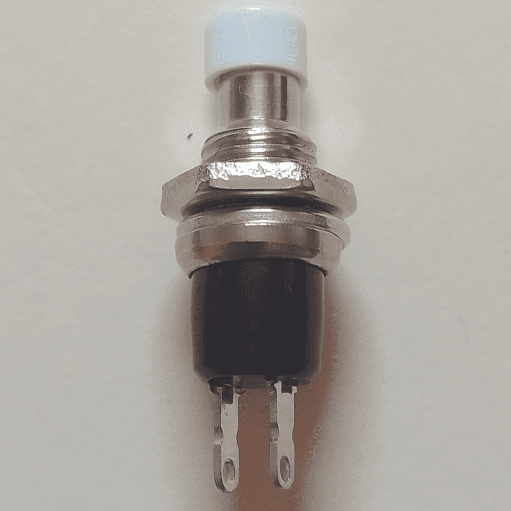 White Momentary Push Button Switch