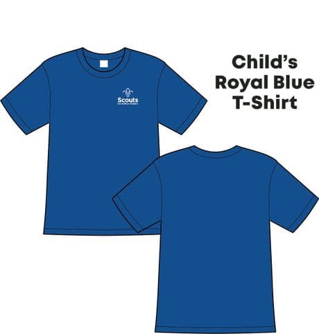 1st Saffron Walden Scout Group -  Kids Cotton T-Shirt (SS031)