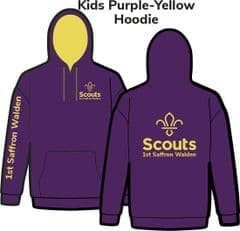 1st Saffron Walden Scout Group Kids Hoodie (JH03J)