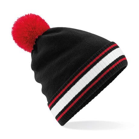 BC472 Stadium Hat - Black/Red/White - SWCHS Sport