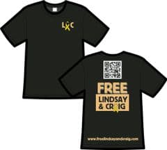 Free Lindsay & Craig T-Shirt