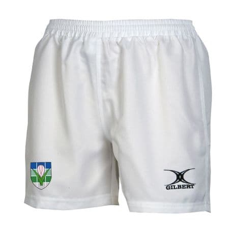 Gilbert Saracen Rugby Shorts - White - SWCH Sport
