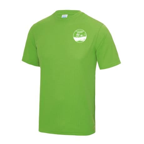 JC001 Male Performance T-shirt - Flitch Green Runners - Lime Green