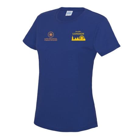 JC005 Womens Performance Shirt - Team London - Royal Blue
