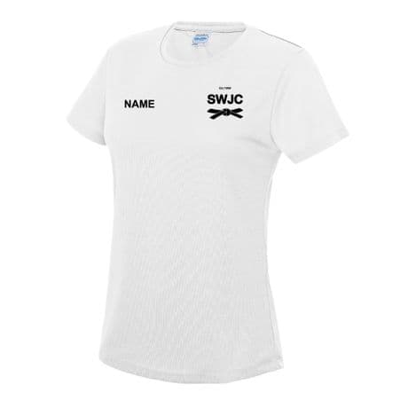 JC005 Womens Performance T - SWJC - White
