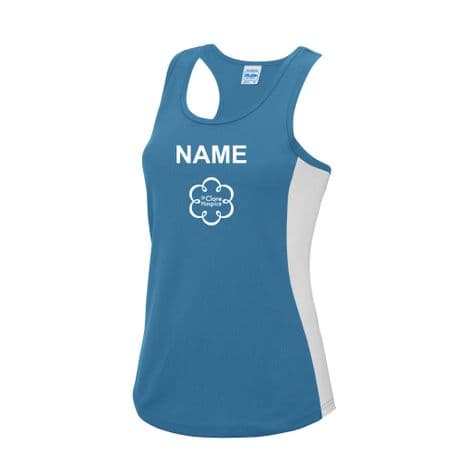 JC016 Lady's Sports Vest - Sapphire/White - St Clare