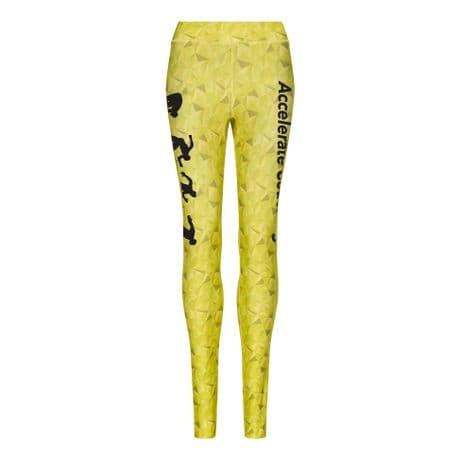 JC077 - Womens Leggings - Accelerate Coaching - Lime