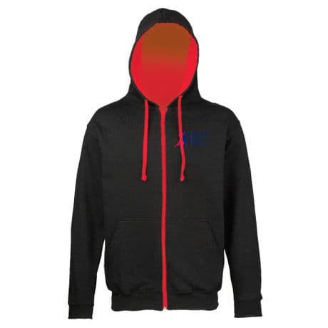 JH053 Adult Varsity Zoodie - WDC - Black/Red