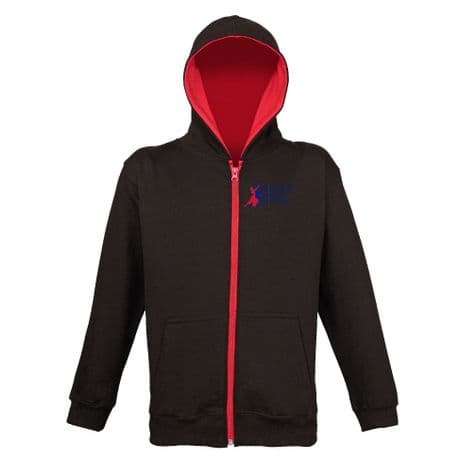 JH53J Kids Varsity Zoodie - WDC - Black/Red