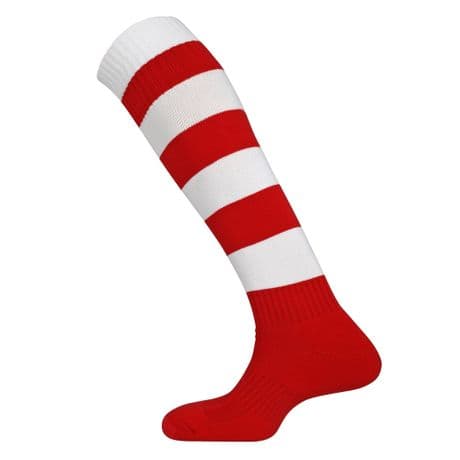Mitre Mercury Sports Sock - Red/White - SWCHS Sport