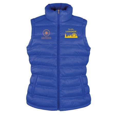 R193F Womens Gilet - Team London - Royal Blue