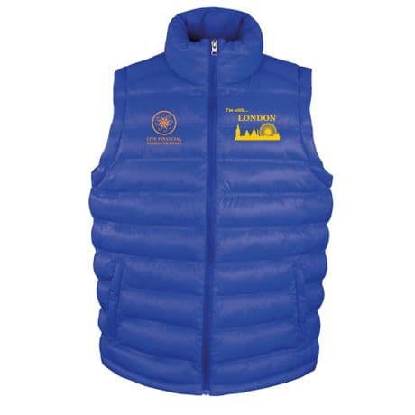 R193M Mens Gilet - Team London - Royal Blue
