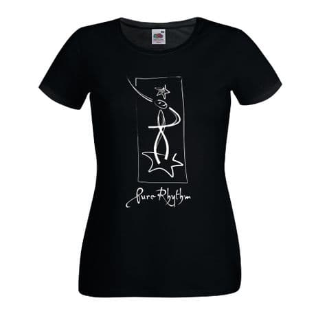 SS053D Ladies T-shirt - Pure Rhythm Dancer - Black