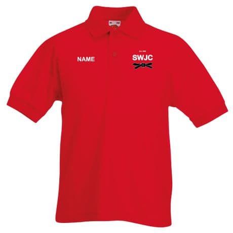 SS417 Kids Polo - SWJC - Red