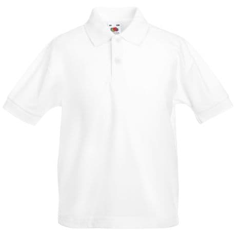 SS417 Polo Shirt (Unbranded) -White - Anstey