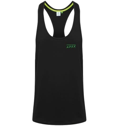 TL504 - Mens Muscle Vest - Accelerate Coaching - Black