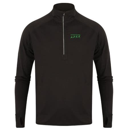 TL562 - Mens 1/4 Top - Accelerate Coaching - Black