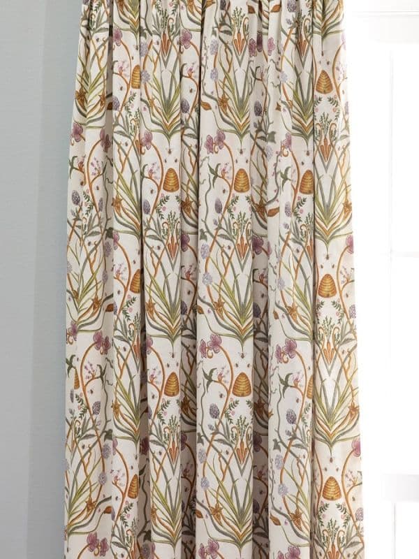 Angel Strawbridge Chateau Potagerie Lined Tape Top Curtains Cream