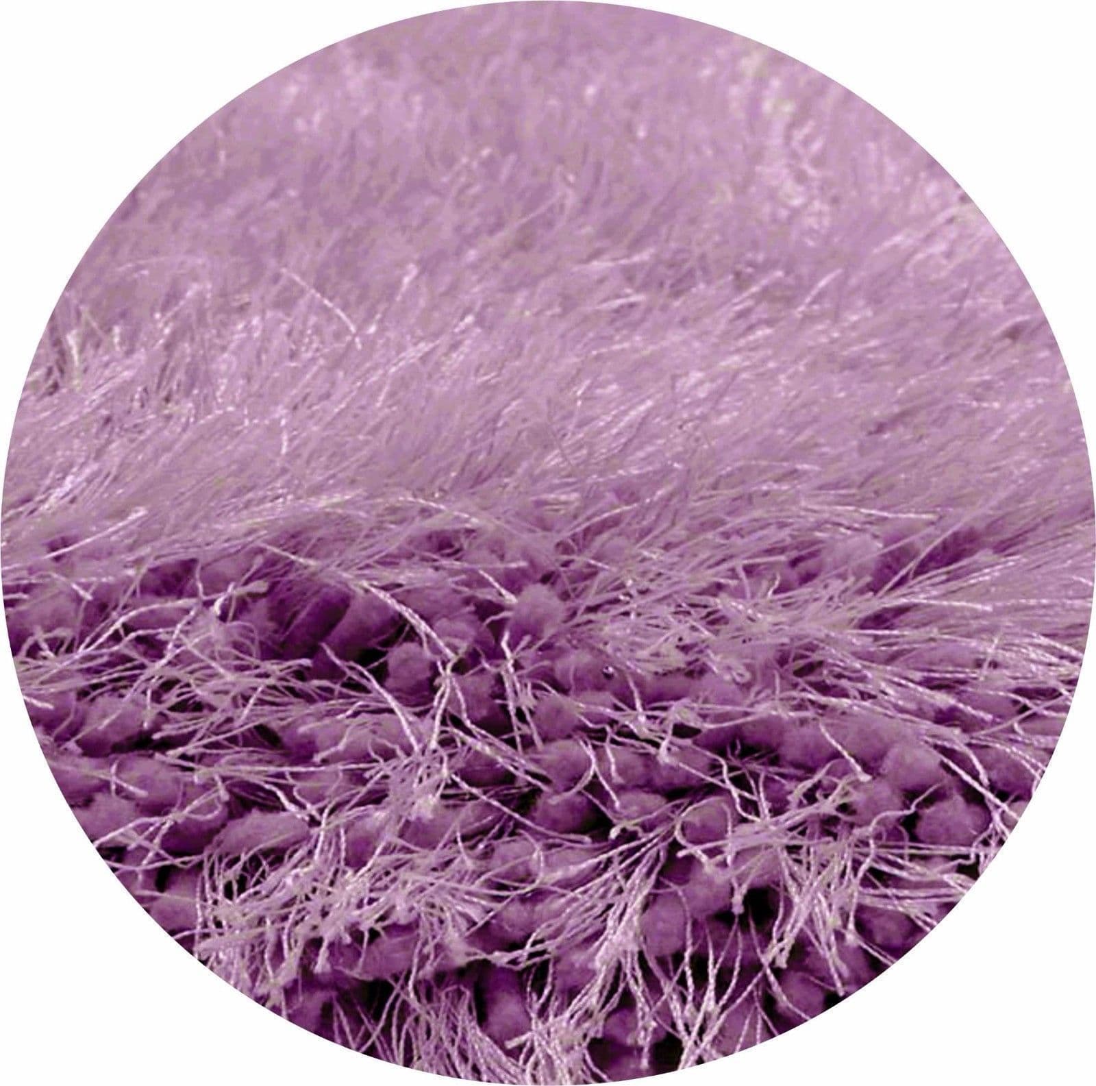 Mauve Colour Thick Super Soft Fluffy Deep Pile Luxury Plain Stylish