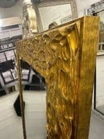 Antique Bright Gold Mirror Molton effect Bevelled Mirror - ALPINE - Choose Size