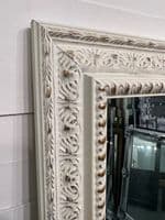 FLORENCE Mirror Distressed Antique Ornate Mirror - Choice of sizes & colour