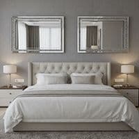 Glitzy Diamond Crystal Mirror - Premium Quality - Gatsby 80cm x 60cm - 31.5