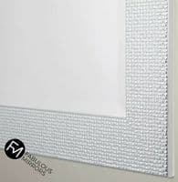 John Lewis Cassandra Silver Rectangular Wall Mirror - Choice of Size and Colour