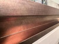 Large Bronze Mirror Contemporary design Stepped frame HOCKNEY Mirror