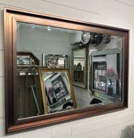 Large Bronze Mirror Contemporary design Stepped frame HOCKNEY Mirror