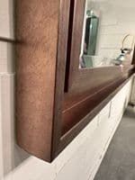 Large Bronze Mirror Contemporary design Stepped frame HOCKNEY Mirror