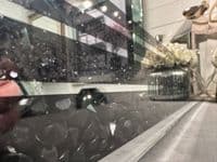 Large Galaxy Crystal Black Mirror Glitzy Diamond Crystal Mirror 120cm x 80cm