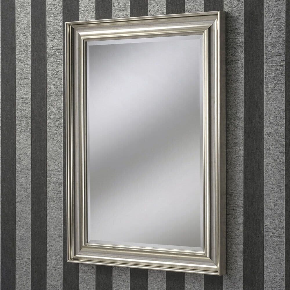 LARGE Silver Wall Mirror Contemporary Modern Classical Wall Mirror VEGAS