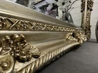 LG Antique Champagne Wall Mirror Ornate Baroque Decorative 120cm x 90cm CLARENCE - Fabulous Mirrors