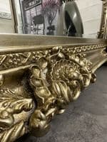LG Antique Champagne Wall Mirror Ornate Baroque Decorative 120cm x 90cm CLARENCE - Fabulous Mirrors