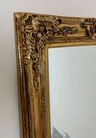 Mirror HUGE Chrome Silver Ornate Regal Decorative Free Standing Mirror - PARIS