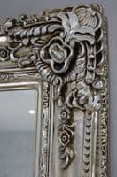Mirror HUGE Chrome Silver Ornate Regal Decorative Free Standing Mirror - PARIS