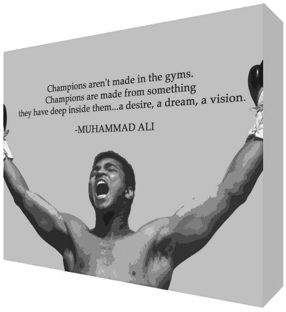 Muhammad Ali Inspiring Quote Canvas Art NEW Choose Your Size muhammad-ali-inspiring-quote-canvas-art-new-choose-your-size