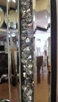 X Large Glitzy Diamond Crystal Mirror - Premium Quality - Gatsby 80x60 - Fabulous Mirrors