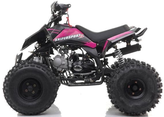 120cc Sniper Pro Quad - Fully Auto - With Reverse - PINK