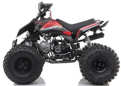 120cc Sniper Pro Quad - Fully Auto - With Reverse - RED