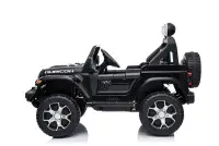12v Jeep Wrangler Rubicon - Kids Electric Ride On Jeep -  BLACK