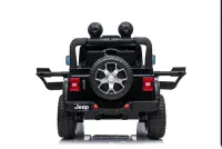 12v Jeep Wrangler Rubicon - Kids Electric Ride On Jeep -  BLACK