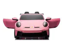12V Porsche 911 GT3 - Kids Electric Ride On Car - PINK