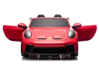 12V Porsche 911 GT3 - Kids Electric Ride On Car - RED