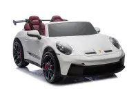 12V Porsche 911 GT3 - Kids Electric Ride On Car - WHITE