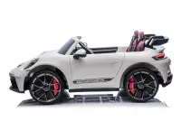 12V Porsche 911 GT3 - Kids Electric Ride On Car - WHITE
