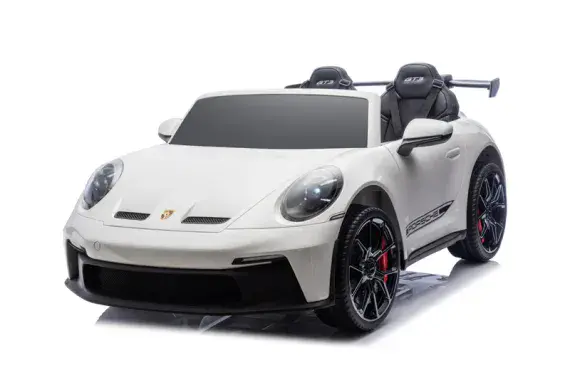 12V Porsche 911 GT3 - Kids Electric Ride On Car - WHITE