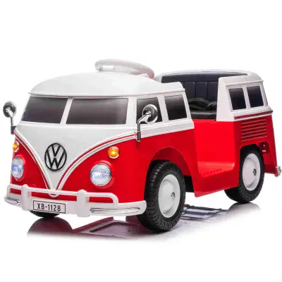 12V  VW Volkswagen Camper Van - Kids Electric Ride On - Red